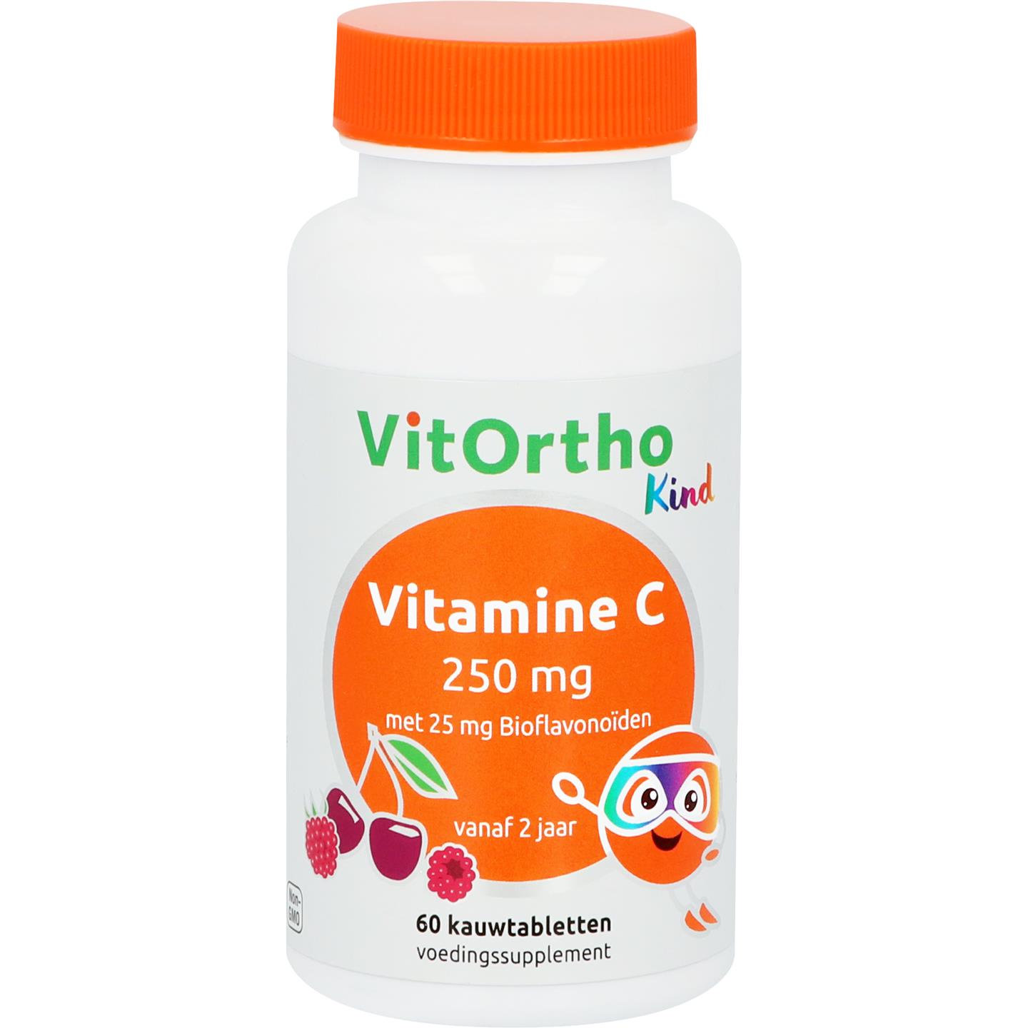 Vitamine C 250 mg met 25 mg Kind -