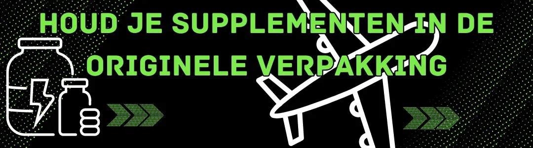 Kun je supplementen meenemen in het vliegtuig? 1 houd je supplementen in de originele verpakking